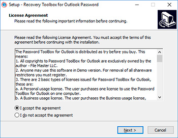 outlook wachtwoord vinder